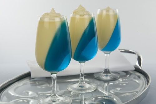 Blue lagoon Jelly Shot desserts