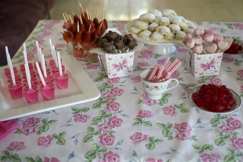 Little girl party food, tea party