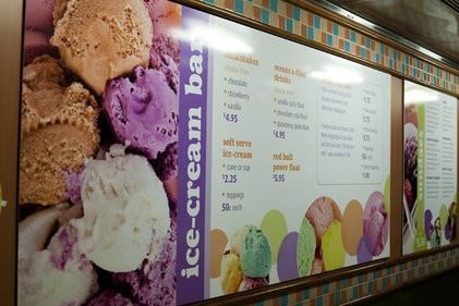 Pacific Dawn ice cream parlour