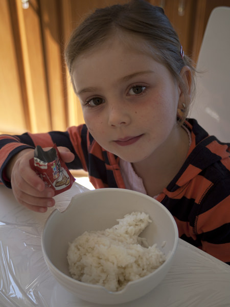 Making Seasoned Rice balls