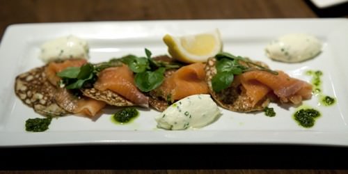 Smoked Salmon Blini