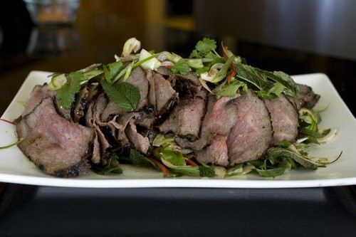 Thai Beef Salad, hot and sour beef salad