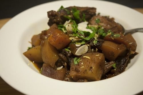 The Hunger Games Slow Cooked Lamb & Plum Casserole