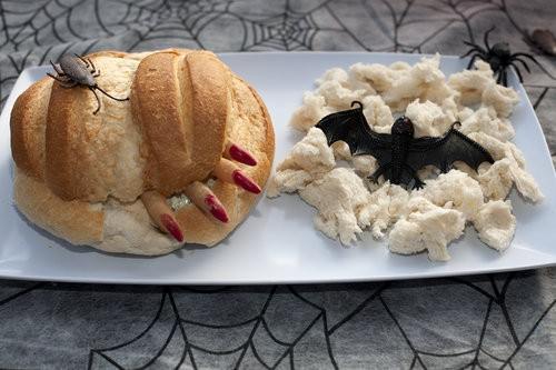 Witchy Hand Dip, Halloween Food