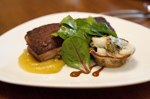 Crispy Pork Belly & Tartlet