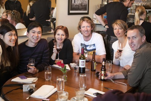 The rest of the group at "The Table Restaurant"