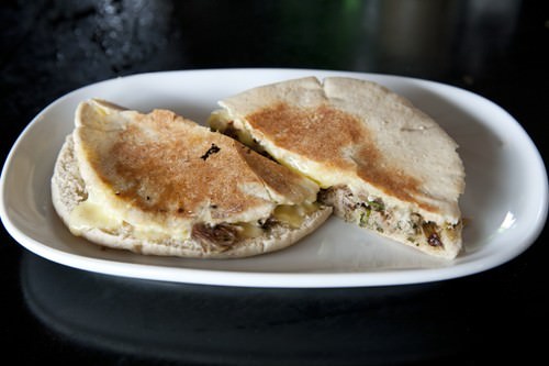 Pulled Pork and Salsa Panini