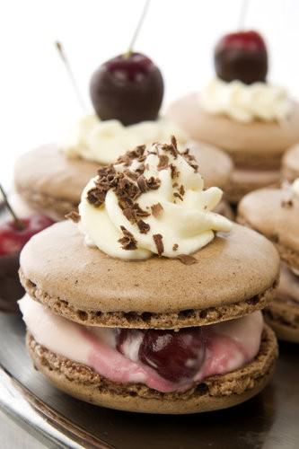 Black Forest Macarons