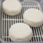 Camembert growing white mould