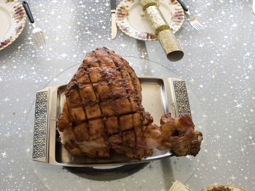 Cranberry Glazed Ham