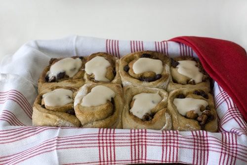 Cinnamon and Walnut Scrolls