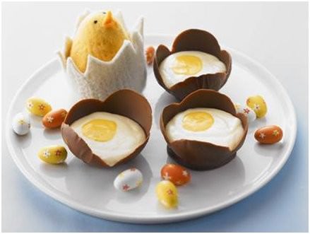 Easter Dessert - Creamy Chocolate Mousse Eggs