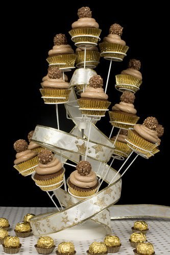 Ferrero Rocher Cupcake Tower