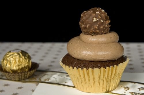 Ferrero Rocher Cupcakes