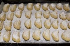 Greek Shortbread Almond Crescents