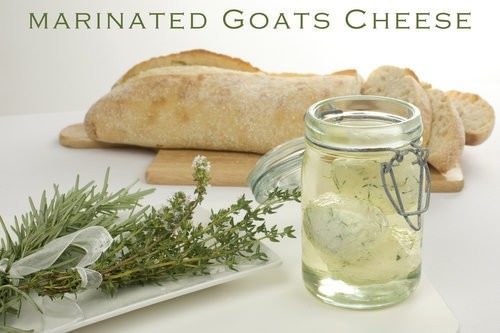 Marinated Goats Cheese