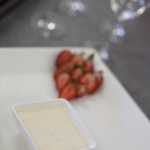 Vanilla Bean Mascarpone w Strawberries