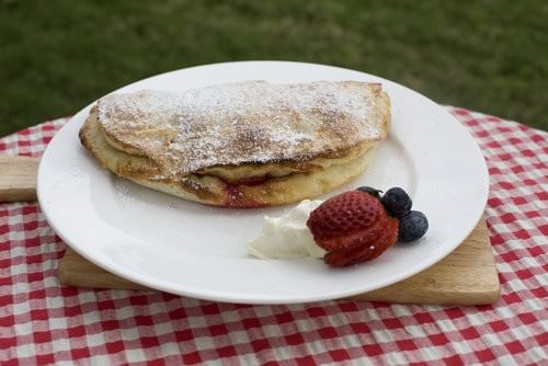 Mixed Berry and Mascarpone Calzone