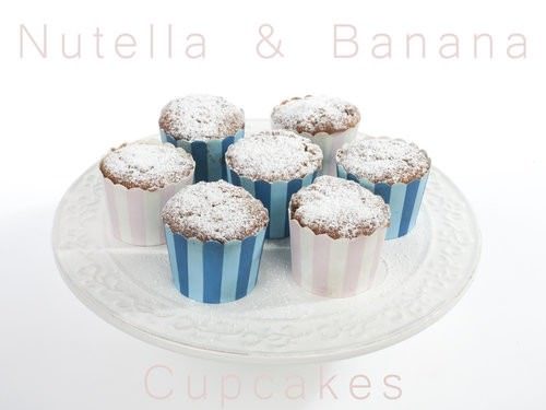 Nutella & Banana Cupcakes