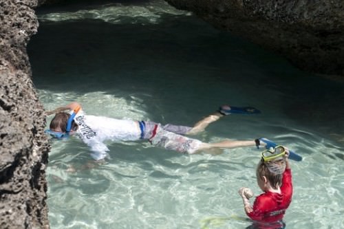 Pacific Dawn, snorkelling on Lifou