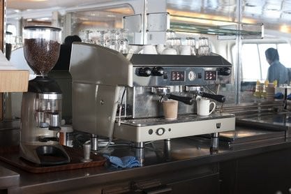 Pacific Dawn, cafe lido Top Deck Overlooking the Sea