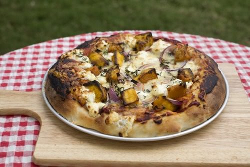 Pumpkin and Goats Cheese Gourmet Pizza