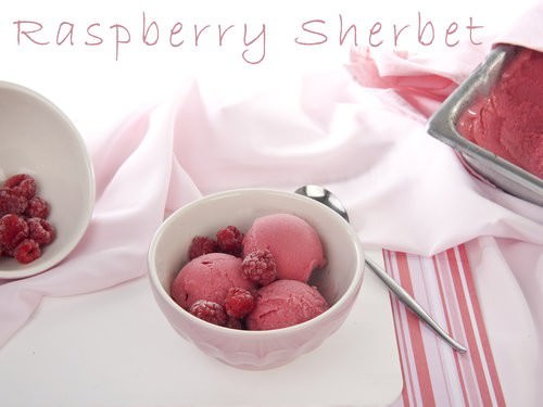 Raspberry Gelato, raspberry sorbet, raspberry sherbet