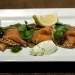 Smoked Salmon Blini