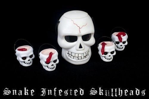 Snake Infested Skull head dessert