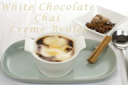White Chocolate Chai Creme Brulee