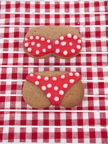 Dotted Bikini Sugar Cookie