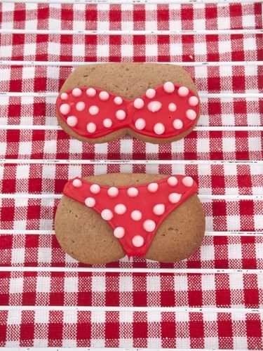 Dotted Bikini Sugar Cookie