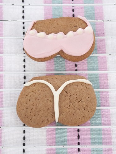 Pink Bikini G'string Sugar Cookie