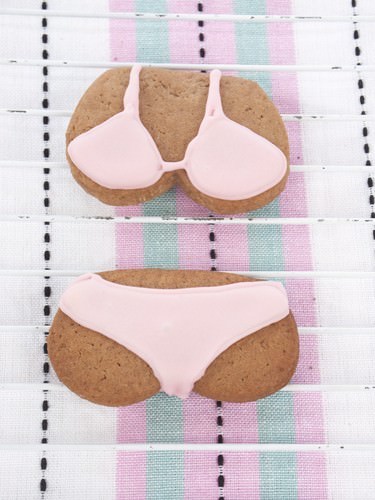 Pink Bikini Sugar Cookie