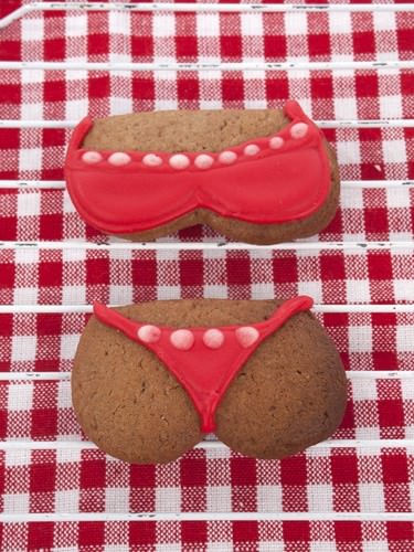 Red Bikini Sugar Cookie