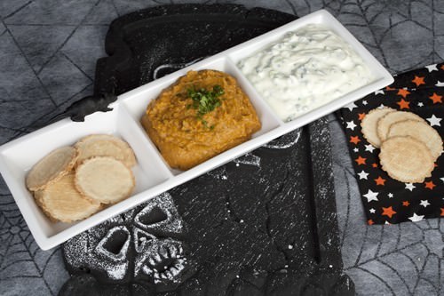 Roaming Cow Spooky Yoghurt Dips