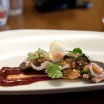 Salmon Cerviche w Chiptle Glaze