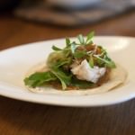 Poached Scampi in Agave Taco
