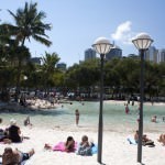 Swimming at Southbank Brisbane