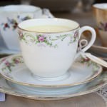 Tea cup candle