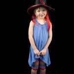 colourful witches costume for Halloween