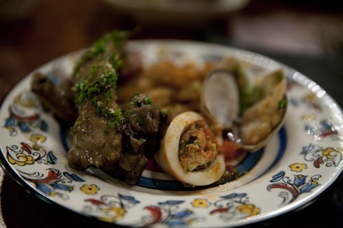 My Tapas plate from El Faro