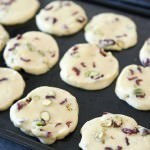Pistachio & Cranberry Shortbread Cookies