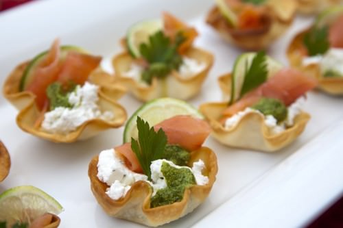 Smoked Salmon Canape