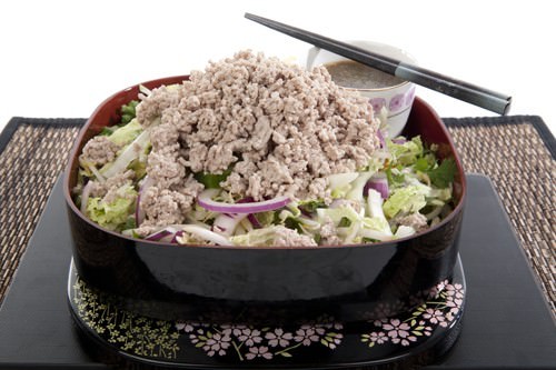Healthy Crunchy Asian Pork Salad