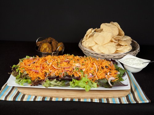 Indian Chicken & Carrot Salad Feast