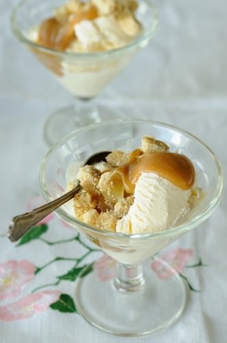 Ginger & Caramel Ice Cream Sundae