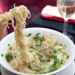 Fresh Egg Noodle Soup w Dumplings