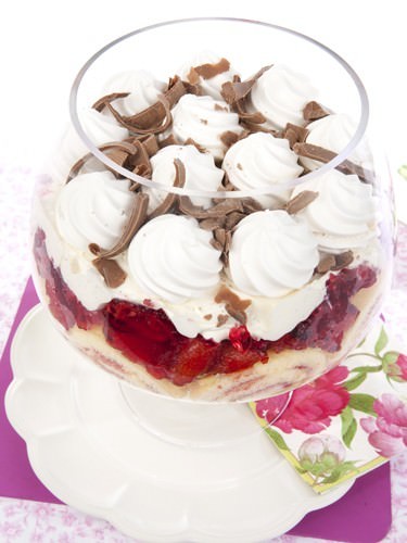 Skinny Strawberry Trifle Skinny Strawberry Trifle