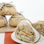 Chicken Caesar Muffuletta Roll